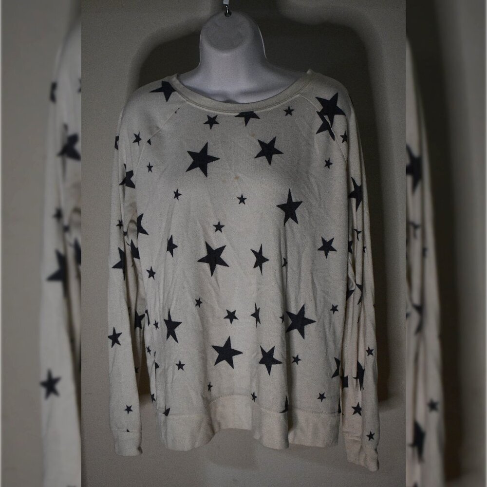 Women's White Star Sweater